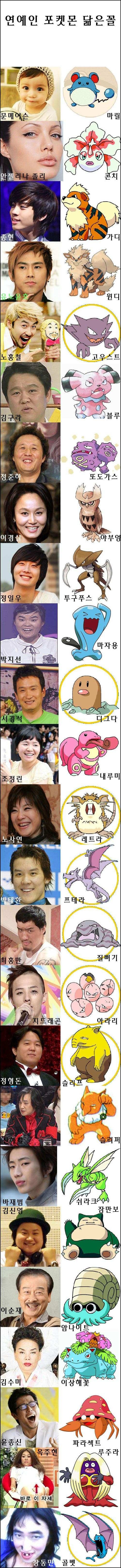 연예인포켓몬닮은꼴.jpg